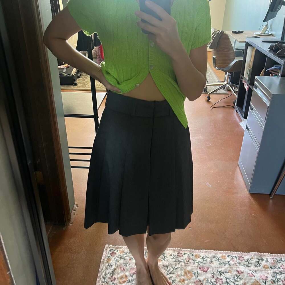 Escada Women's Green and Black Skirt
